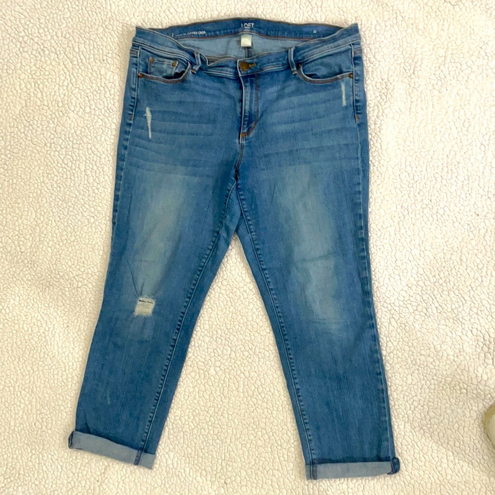 1pair women’s loft jeans